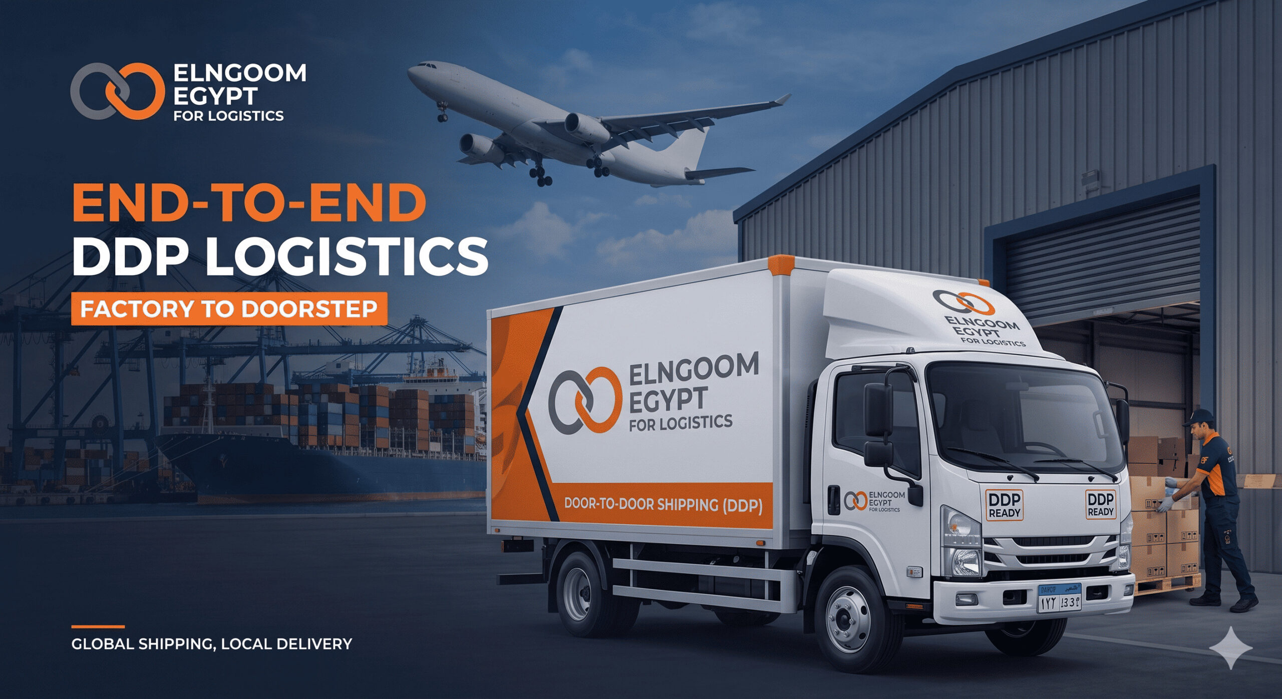 Door to Door Shipping Egypt operations and cargo delivery