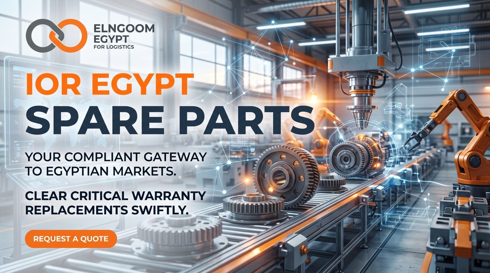 Spare Parts logistics and how to ship DDP to Egypt